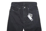 Diesel D-Wallis Men's Black Patchwork Denim Jeans W28 Authentic