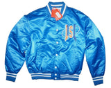 Diesel J-Start Men's Blue Satin Varsity Bomber Jacket IT52 XL Authentic