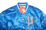 Diesel J-Start Men's Blue Satin Varsity Bomber Jacket IT52 XL Authentic