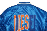 Diesel J-Start Men's Blue Satin Varsity Bomber Jacket IT52 XL Authentic
