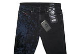 Diesel D-Amny 009KQ Men's Skinny Jeans Black Denim 100% Authentic