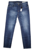 DIESEL LARKEE-BEEX 084HV JEANS REGULAR TAPERED BLUE DENIM AUTHENTIC