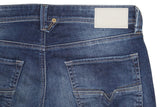 DIESEL LARKEE-BEEX 084HV JEANS REGULAR TAPERED BLUE DENIM AUTHENTIC