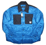 Diesel J-Welles Men’s Relaxed Fit Quilted Shirt Jacket – Size L Blue