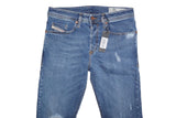 Diesel Buster 084UV Slim Tapered Jeans – Blue Distressed W29 L32