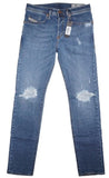 Diesel Buster 084UV Slim Tapered Jeans – Blue Distressed W29 L32