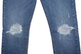 Diesel Buster 084UV Slim Tapered Jeans – Blue Distressed W29 L32