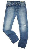 DIESEL Buster 081AQ Men's Slim Straight Blue Jeans W32 L32