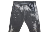 DIESEL D-STRUKT 009RE Men’s Slim Fit Jeans  Grey Distressed Denim