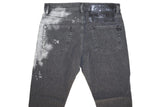 DIESEL D-STRUKT 009RE Men’s Slim Fit Jeans  Grey Distressed Denim