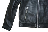 DIESEL L-BOY-R Men’s Black Leather Biker Jacket Size L Moto Racer