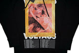 DIESEL S-ALBY-XB Men’s Black Graphic Hoodie Size XS Pullover Sweatshirt