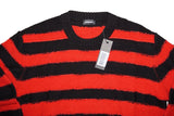 DIESEL K-BRODIE Men’s Wool Blend Jumper Size M Red Black Stripe Authentic