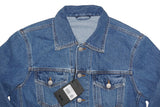 DIESEL NHILL-SP2 009DZ Men’s Denim Jacket Size S Blue Authentic