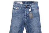 DIESEL D-MACS 0097G Men’s Straight Fit Jeans Blue Denim Authentic