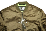 DIESEL J-JAVIER Men’s Bomber Jacket Olive Green Size XS Lace-Up Authentic