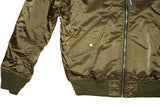 DIESEL J-JAVIER Men’s Bomber Jacket Olive Green Size XS Lace-Up Authentic