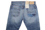 Polo Ralph Lauren Varick Slim Straight Jeans W31 L32 Blue Distressed Denim