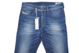 DIESEL BUSTER 0831D Men’s Jeans Slim Tapered Blue Denim Authentic