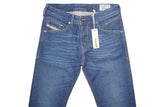 DIESEL BELTHER 0RK8M Jeans W28 L32 Men’s Slim Tapered Fit Blue Denim
