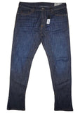 DIESEL DEEPZIP 084VP Jeans W38 L32 Men’s Slim Carrot Fit Blue Denim Zip Detail