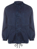 DIESEL D-RODNEY-NE Jogg Denim Jacket Men’s Size M Loose Fit Dark Blue