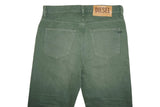 DIESEL D-MACS-SP8 09A35 Jeans W32 L32 Men’s Straight Fit Green Denim