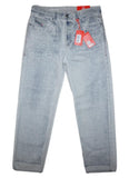 DIESEL 2010 09F23 Men's Loose Fit Jeans – Light Blue Acid Wash Denim