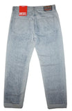 DIESEL 2010 09F23 Men's Loose Fit Jeans – Light Blue Acid Wash Denim