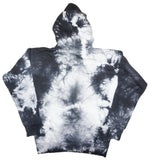 DIESEL S-ALBYEL-X4 Men's Black & White Tie Dye Pullover Hoodie – Size S