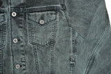 DIESEL Nhill 0TATP Men's Designer Denim Trucker Jacket – Size XS