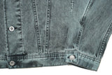 DIESEL Nhill 0TATP Men's Designer Denim Trucker Jacket – Size XS