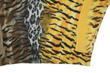 NEIL BARRETT Tri-Tiger Men's Oversized Animal Print Long Knit Jumper – Size S