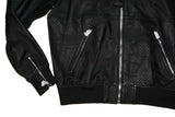Diesel L-PARKER Men's Black Genuine Leather Biker Jacket