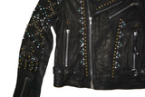 DIESEL BLACK GOLD LANDITO LEATHER JACKET SIZE 48 (M)