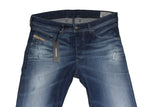 DIESEL BELTHER 0607P SLIM TAPERED JEANS