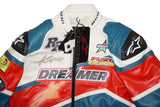 DIESEL ALPINESTARS ASTARS-LPATCH LEATHER JACKET