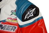 DIESEL ALPINESTARS ASTARS-LPATCH LEATHER JACKET