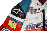 DIESEL ALPINESTARS ASTARS-LPATCH LEATHER JACKET