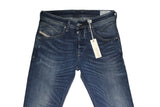 DIESEL BELTHER 0827Q SLIM TAPERED JEANS