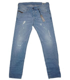 DIESEL BELTHER 0849E SLIM TAPERED JEANS