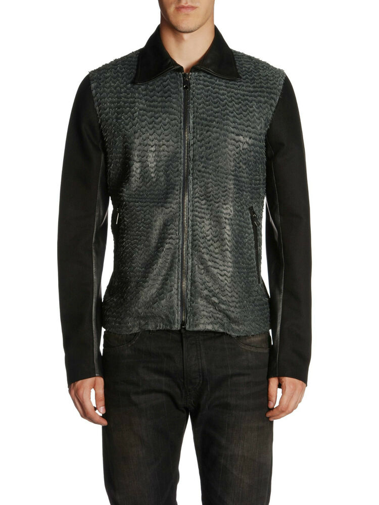 DIESEL BLACK GOLD LARCOTY LEATHER JACKET