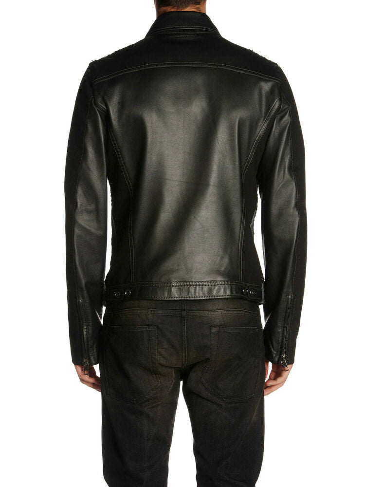 DIESEL BLACK GOLD LARCOTY LEATHER JACKET