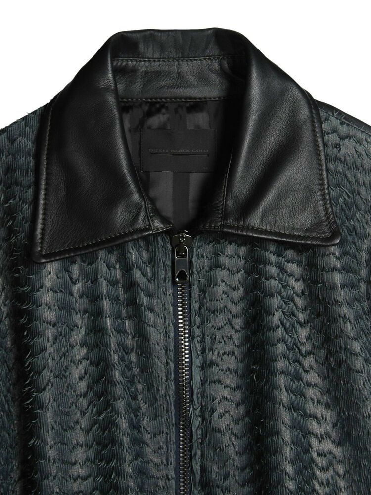 DIESEL BLACK GOLD LARCOTY LEATHER JACKET