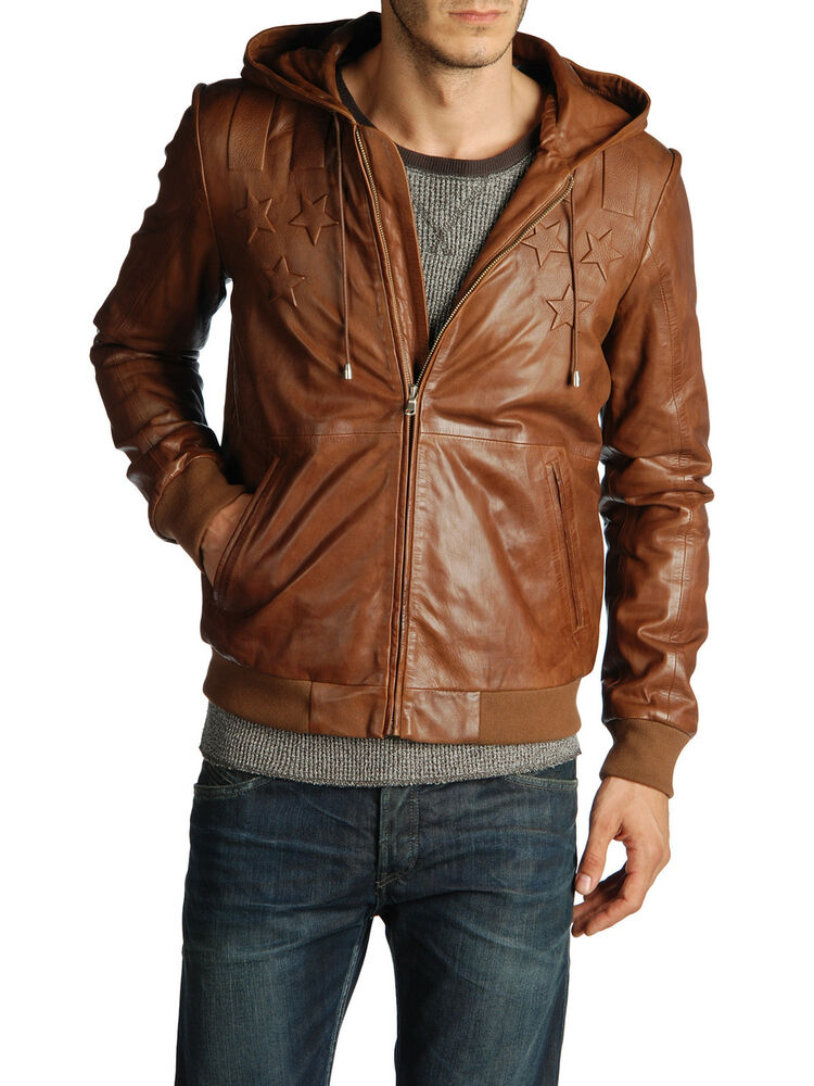 DIESEL BLACK GOLD LAYMALL LEATHER JACKET