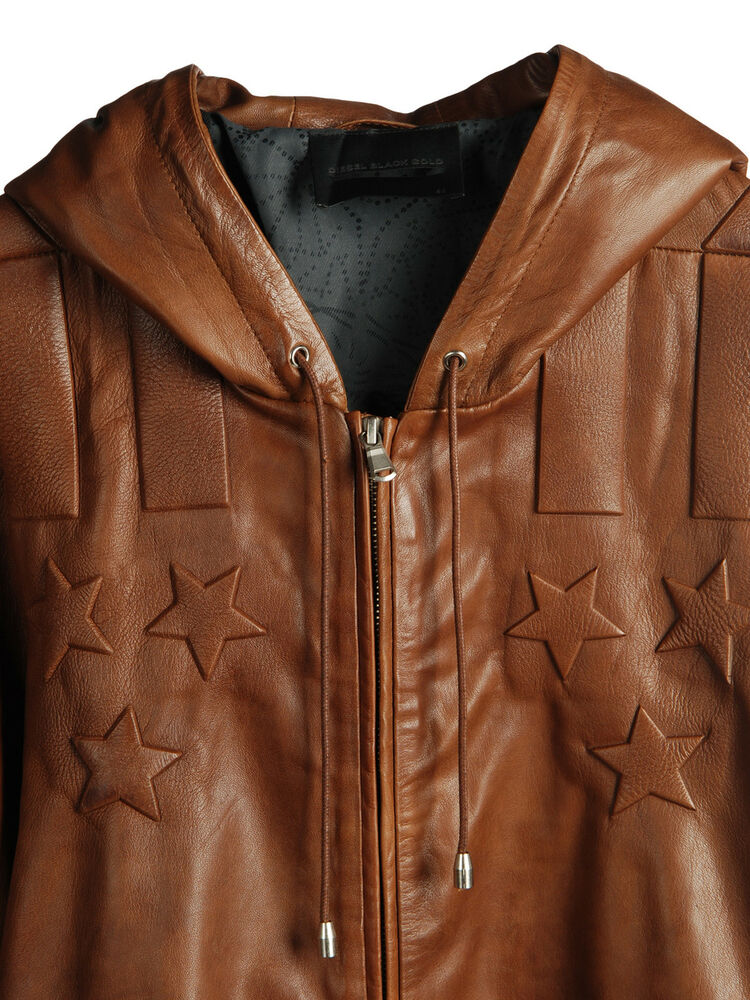 DIESEL BLACK GOLD LAYMALL LEATHER JACKET