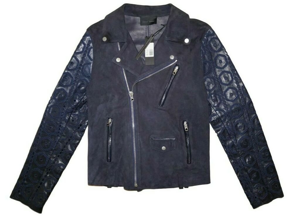 DIESEL BLACK GOLD LESANG-FS LEATHER JACKET