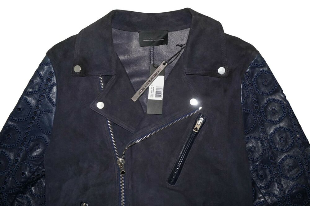 DIESEL BLACK GOLD LESANG-FS LEATHER JACKET
