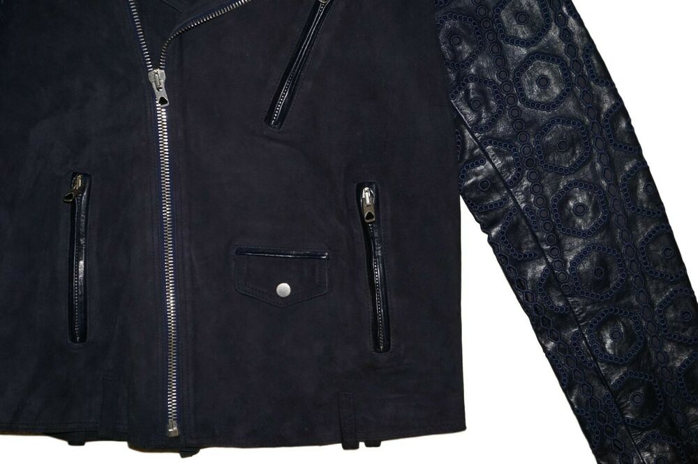 DIESEL BLACK GOLD LESANG-FS LEATHER JACKET