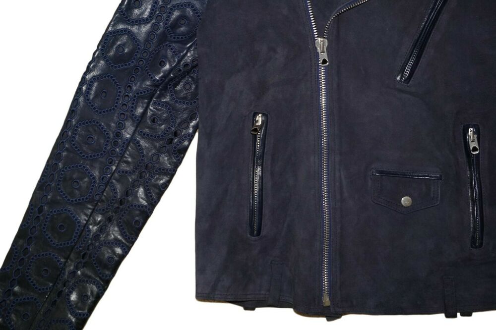 DIESEL BLACK GOLD LESANG-FS LEATHER JACKET